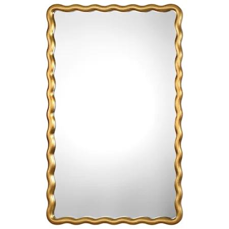 Cosimia Metallic Gold Mirror